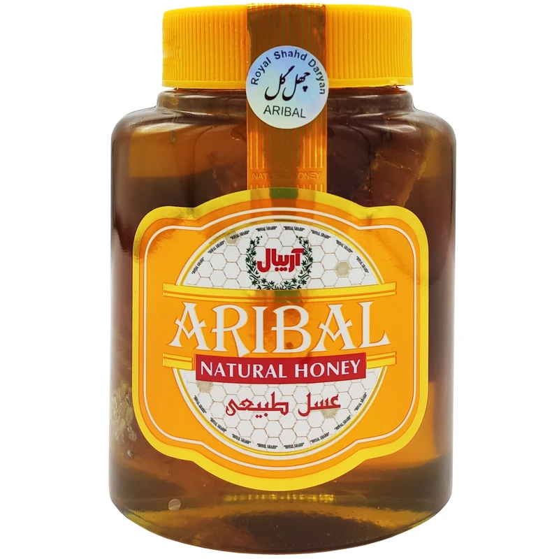 عسل با موم چهل گیاه آریبال - 800 گرم