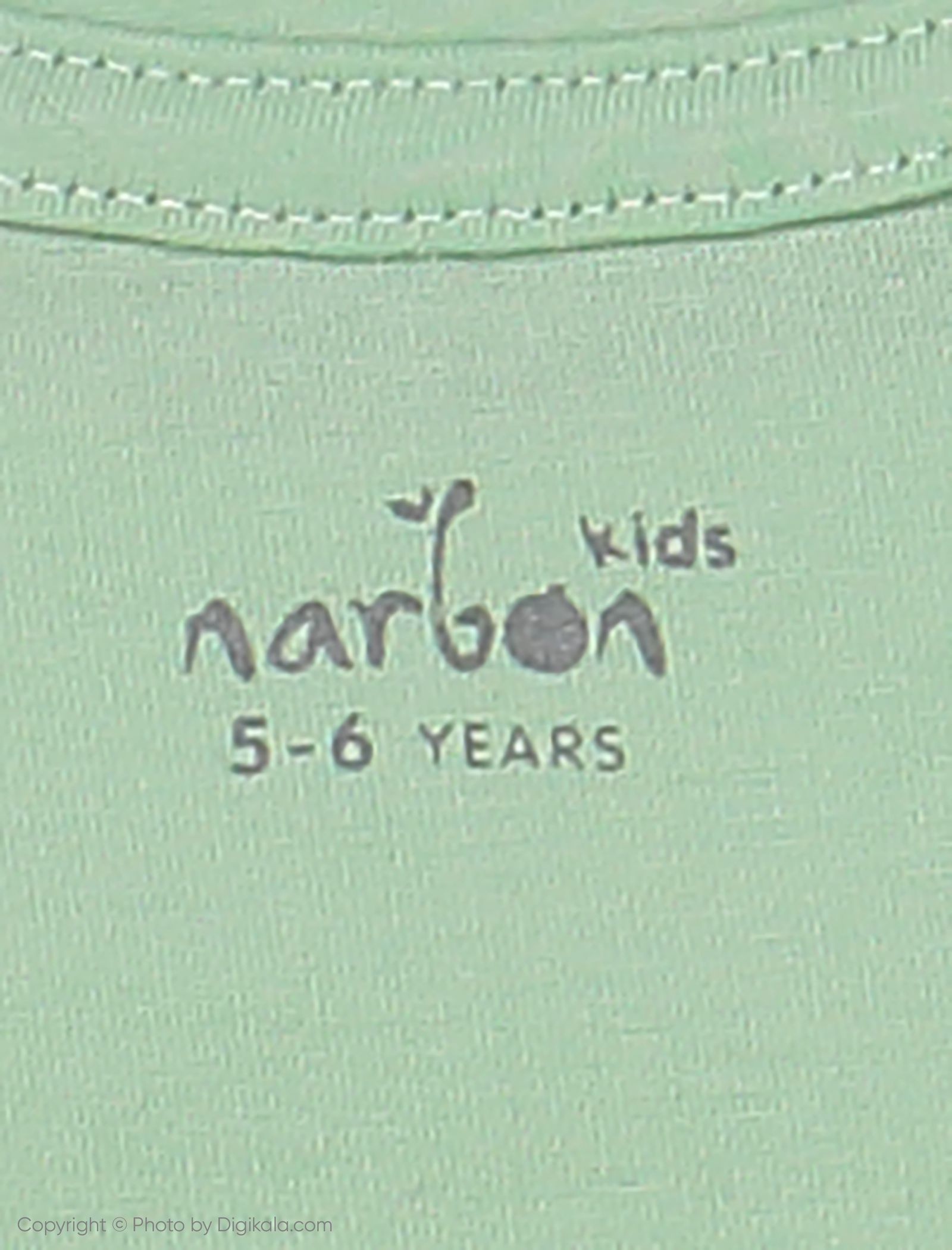 تی شرت بچگانه ناربن مدل 1521161-41 - سبز روشن - 5