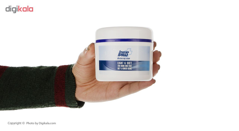 کرم مرطوب کننده دست و صورت آی پلاس مدل Light and Soft حجم 150 گرم