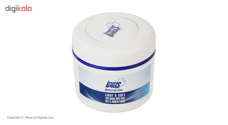 کرم مرطوب کننده دست و صورت آی پلاس مدل Light and Soft حجم 150 گرم