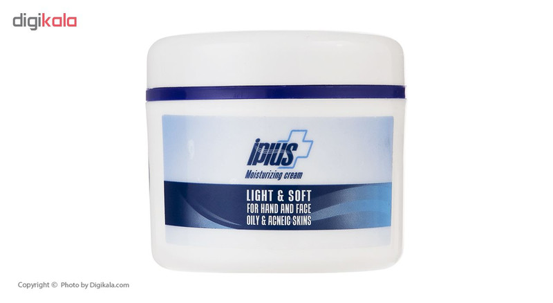 کرم مرطوب کننده دست و صورت آی پلاس مدل Light and Soft حجم 150 گرم