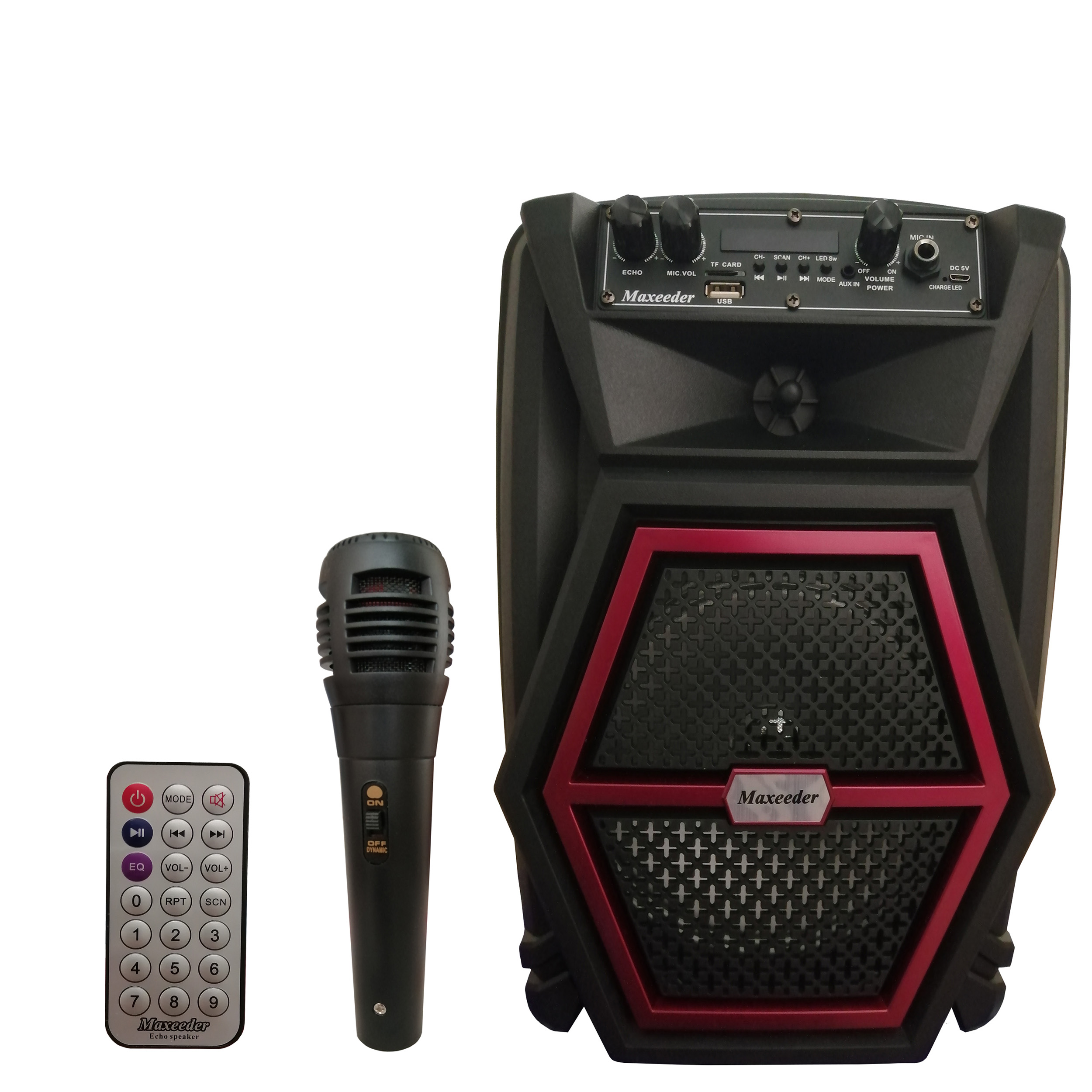 پخش کننده خانگی قابل حمل مکسیدر مدل MX-ES 1081 به همراه میکروفون