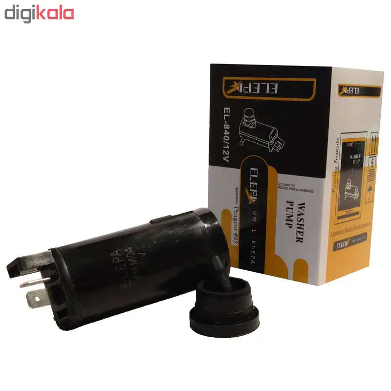 پمپ شیشه شوی خودرو الپا کد EL-840/12V مناسب برای پژو 405