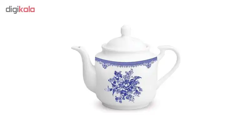 قوری چینی زرین ایران طرح Blue Bird