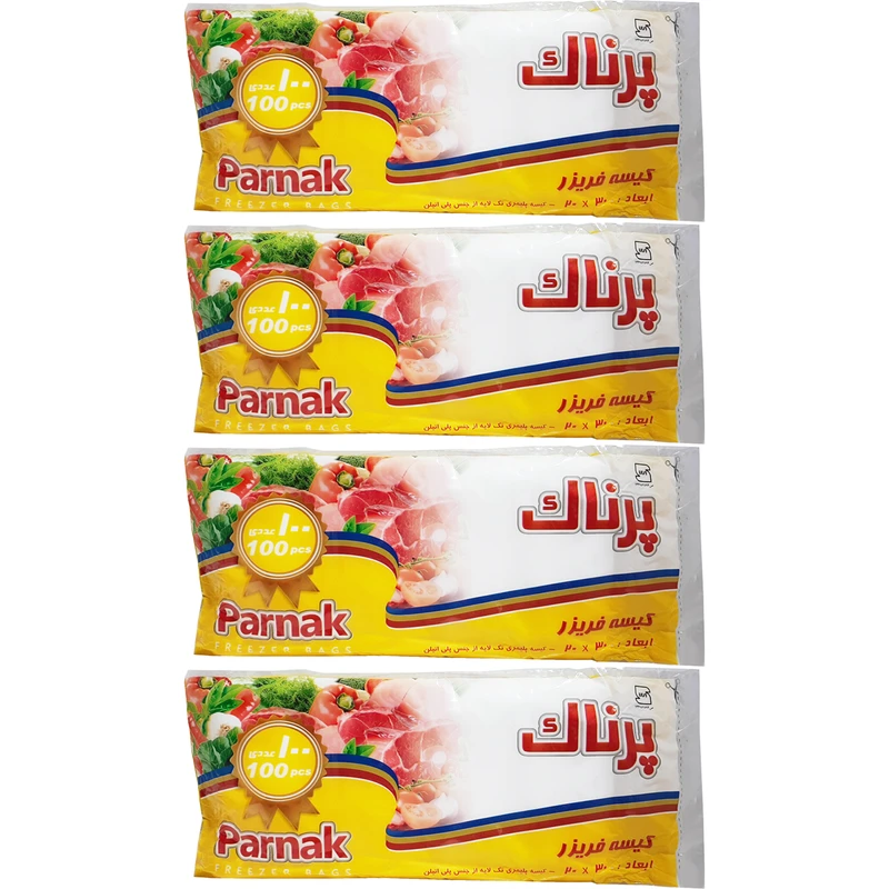 کیسه فریزر پرناک مدل P400 بسته 4 عددی