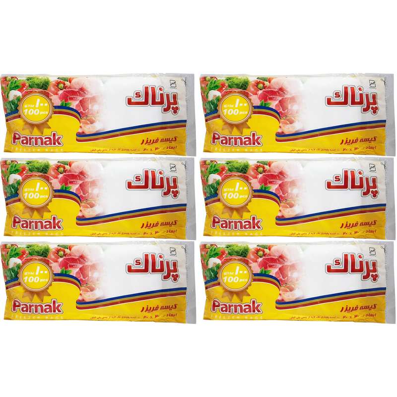 کیسه فریزر پرناک مدل P600 بسته 6 عددی