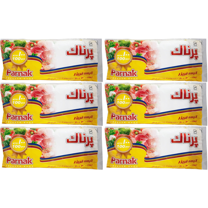 کیسه فریزر پرناک مدل P600 بسته 6 عددی