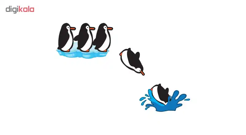 استیکر کلید و پریز گراسیپا طرح پنگوئن کد G-107