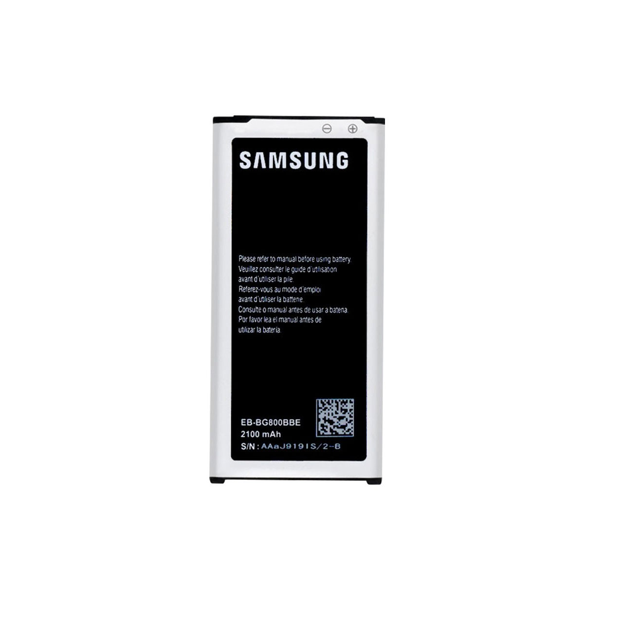 تصویر باتری موبایل مدل EB-BG800BBE ظرفیت 2100 میلی آمپر ساعت مناسب برای گوشی موبایل سامسونگ Galaxy S5 Mini