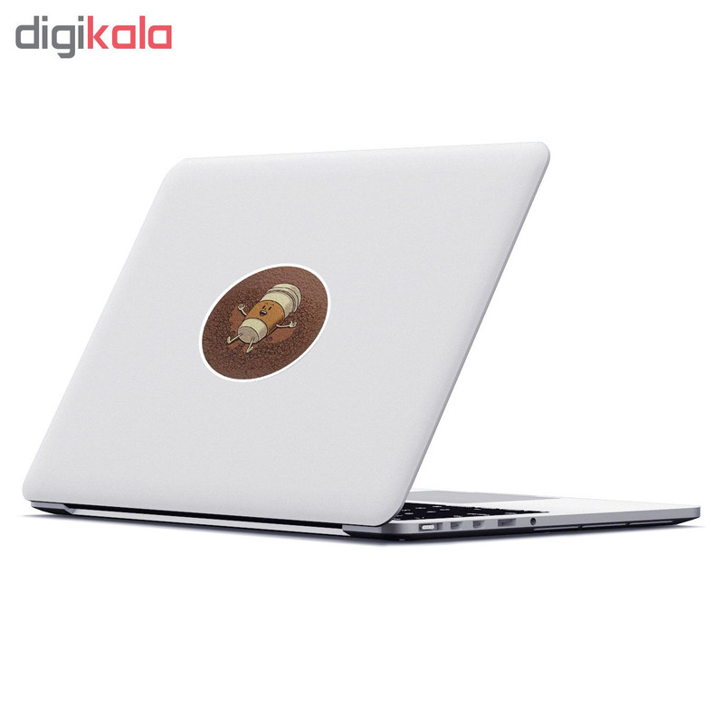 استیکر لپ تاپ ماسا دیزاین طرح قهوه مدل STK394