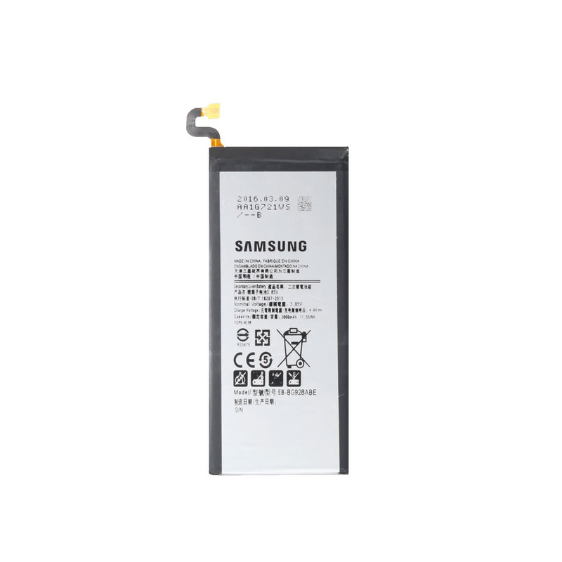 باتری موبایل مدل EB-BG928ABE ظرفیت 3000 میلی آمپر ساعت مناسب برای گوشی موبایل سامسونگ Galaxy S6 edge Plus