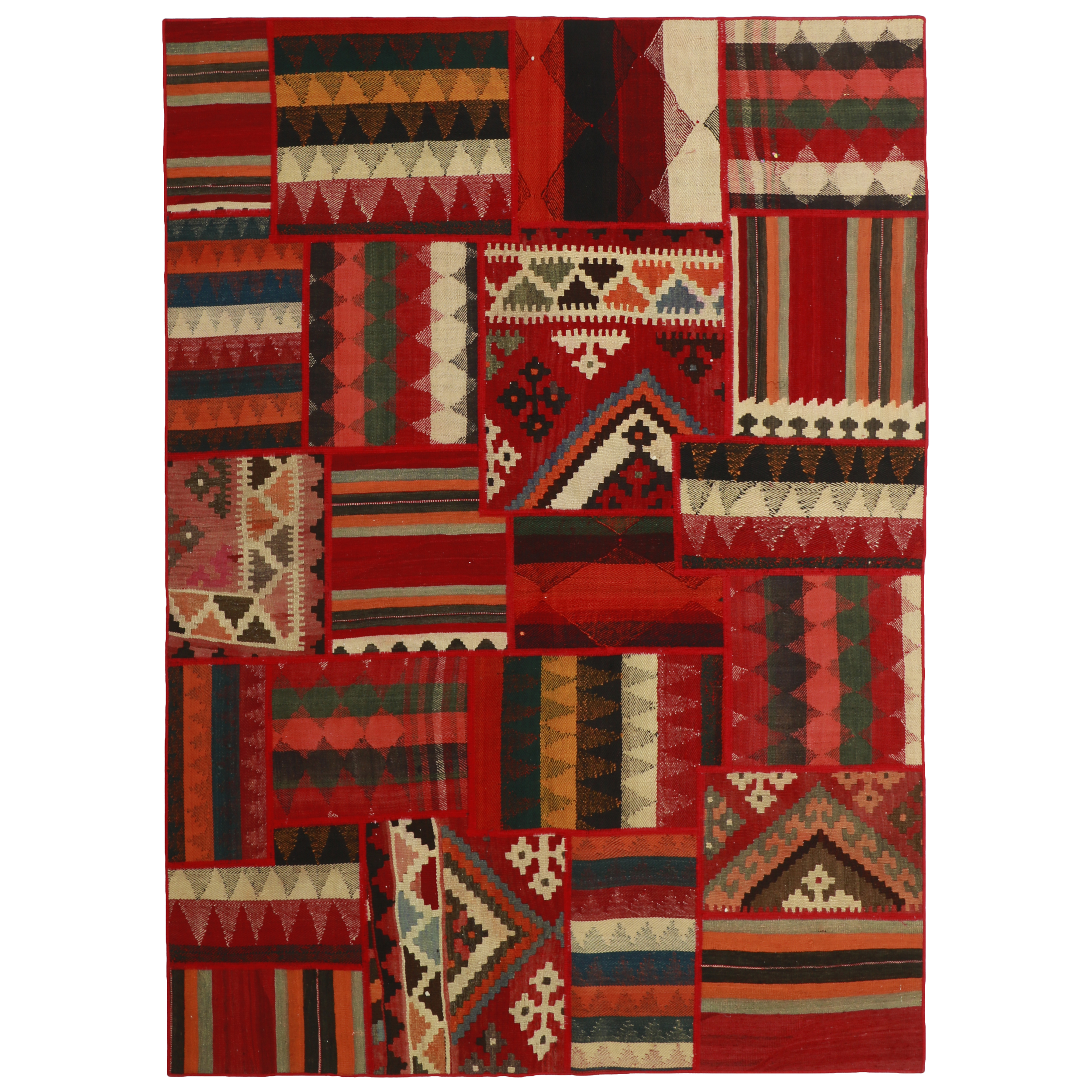 کلاژ گلیم دستبافت سه و نیم متری مدل 486882