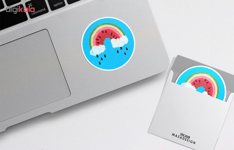 استیکر لپ تاپ ماسا دیزاین طرح هندونه بارون مدل STK400