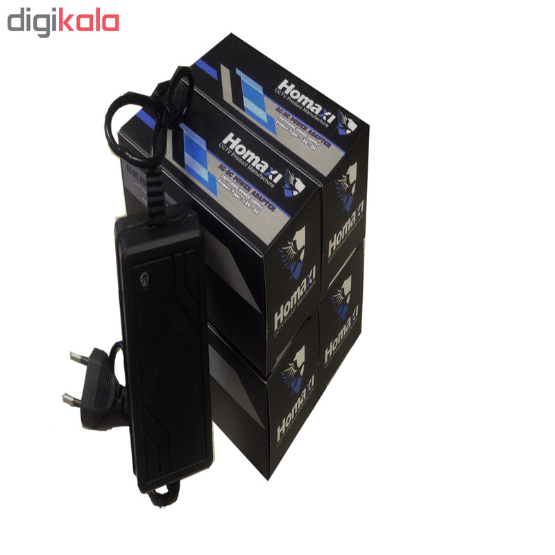 آداپتور 12 ولت 2 آمپر هماکسی کد HMX-1202DN02 بسته 4 عددی آداپتور 12 ولت 2 آمپر هماکسی کد HMX-1202DN02 بسته 4 عددی
