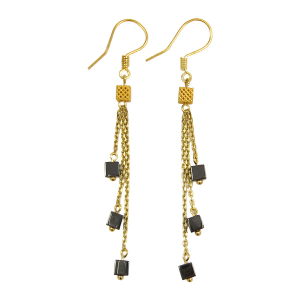 گوشواره طلا 18 عیار زنانه مانچو مدل efgs004