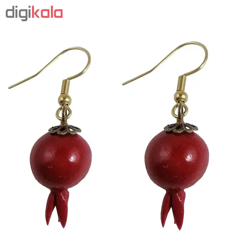 گوشواره زنانه طرح انار