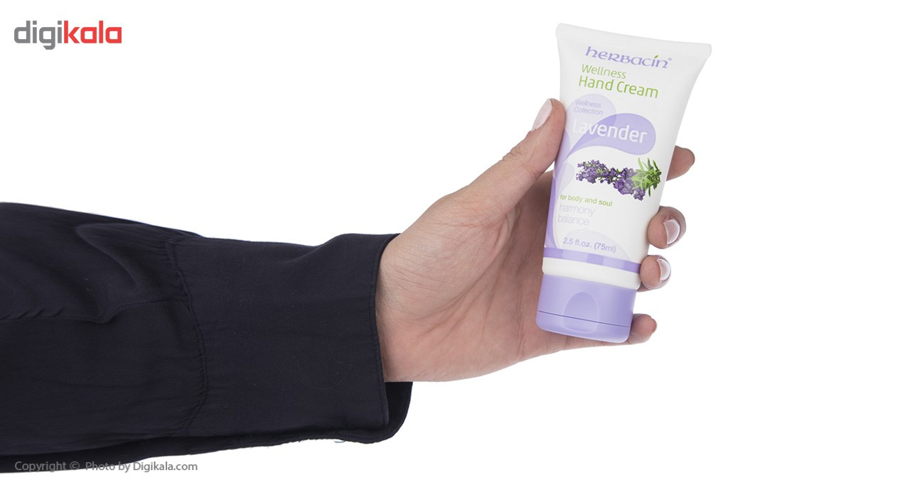 کرم دست و بدن هرباسین مدل Lavender Wellness حجم 75 میلی لیتر