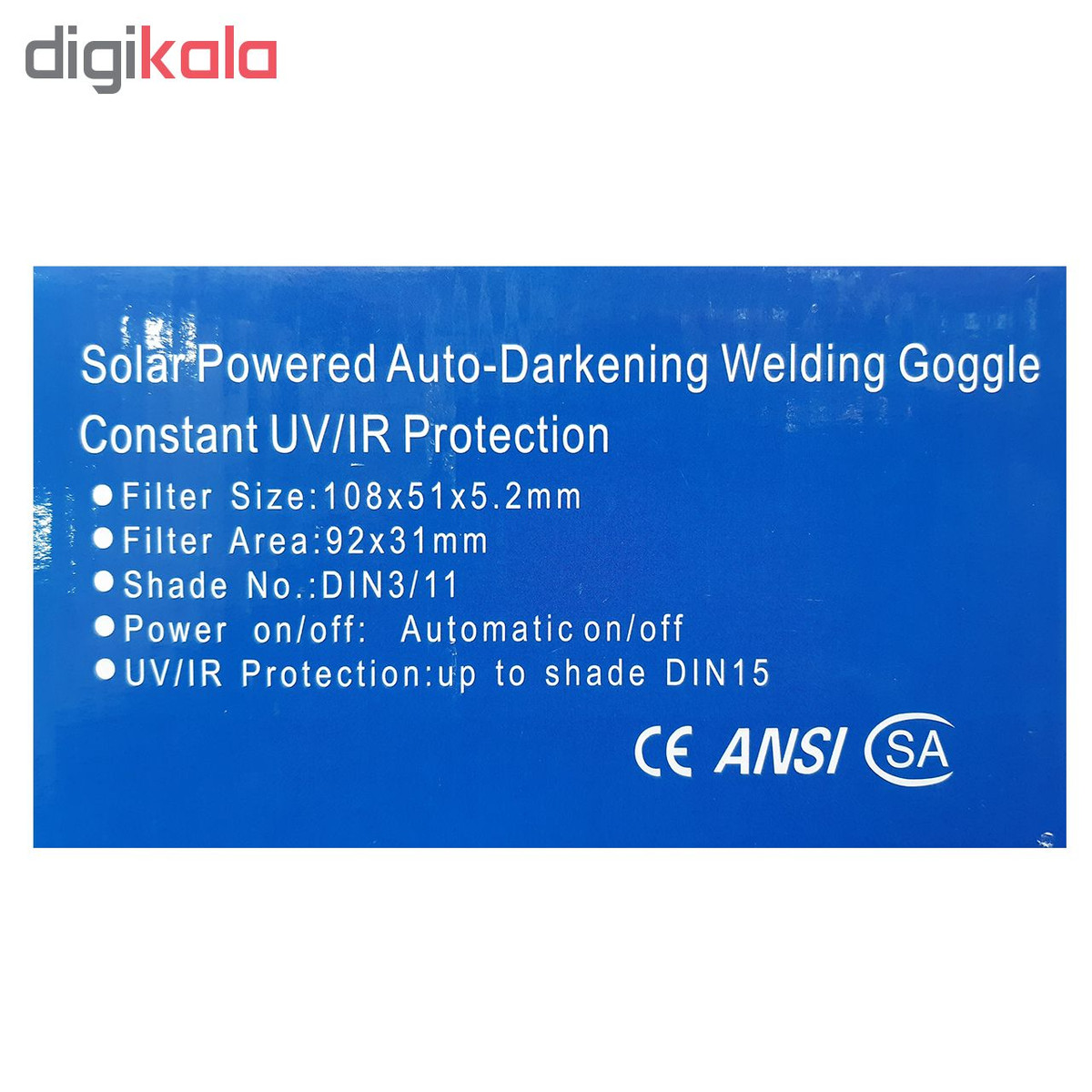 عینک ایمنی مدل SA15