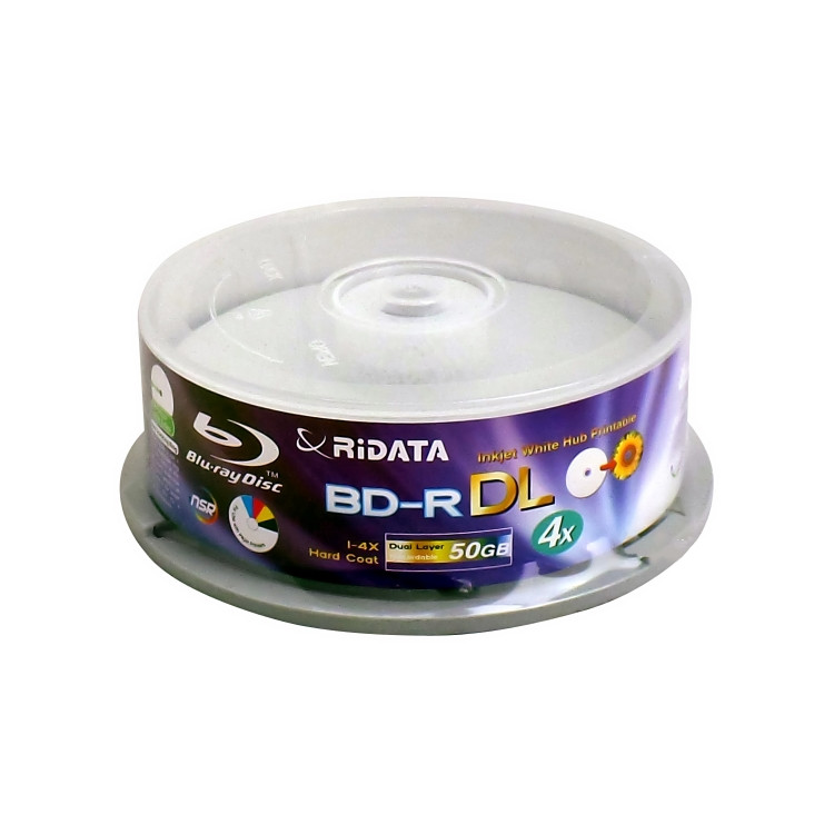 بلو ری خام ری دیتا مدل BD-R DL با ظرفیت 50 گیگابایت بسته 15 عددی