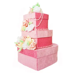 جعبه هدیه مدل قلبی کد LP-320 مجموعه سه عددی