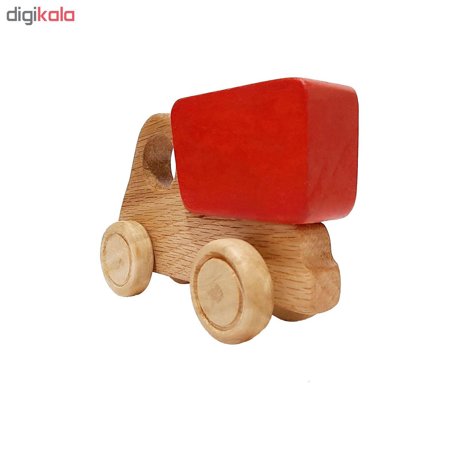 اسباب بازی چوبی طرح کامیونت کد 001