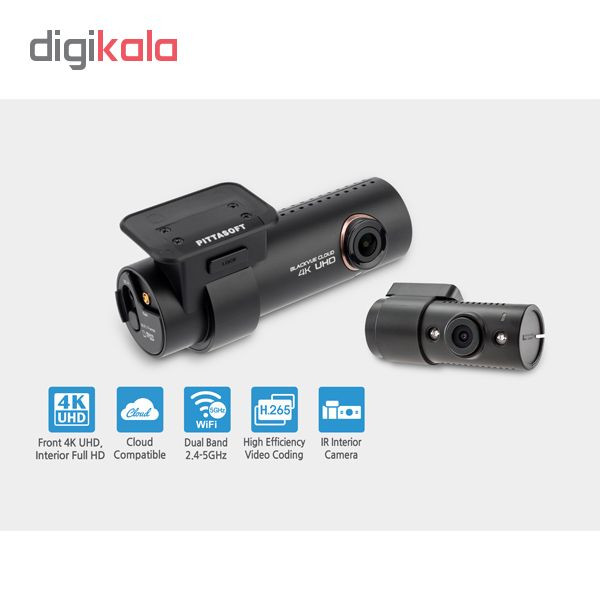 دوربین فیلم برداری خودرو بلک ویو مدل DR900S-2CH IR 3