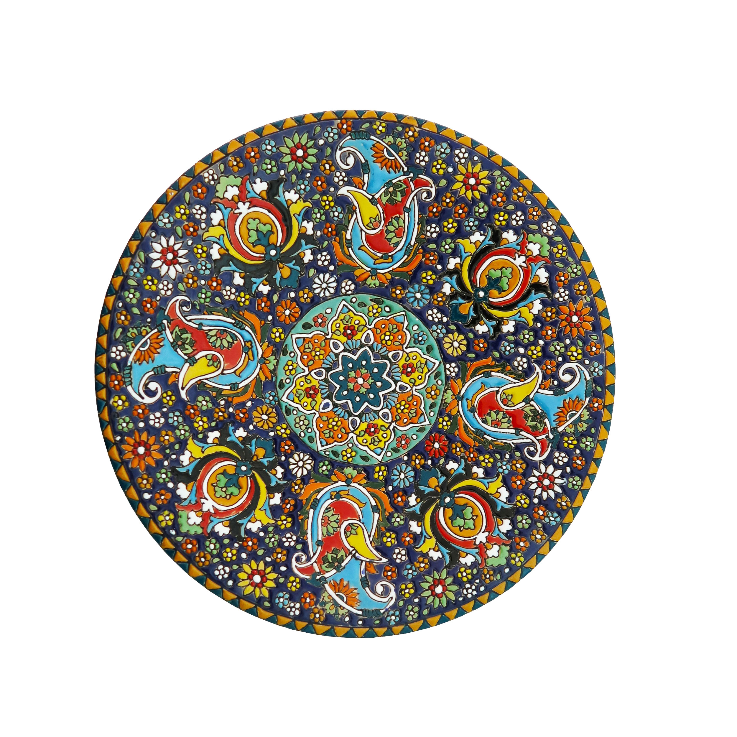 بشقاب میناکاری مدل Plt-c-DB23-30