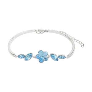 دستبند نقره زنانه کد GB3105 با سنگ سواروسکی