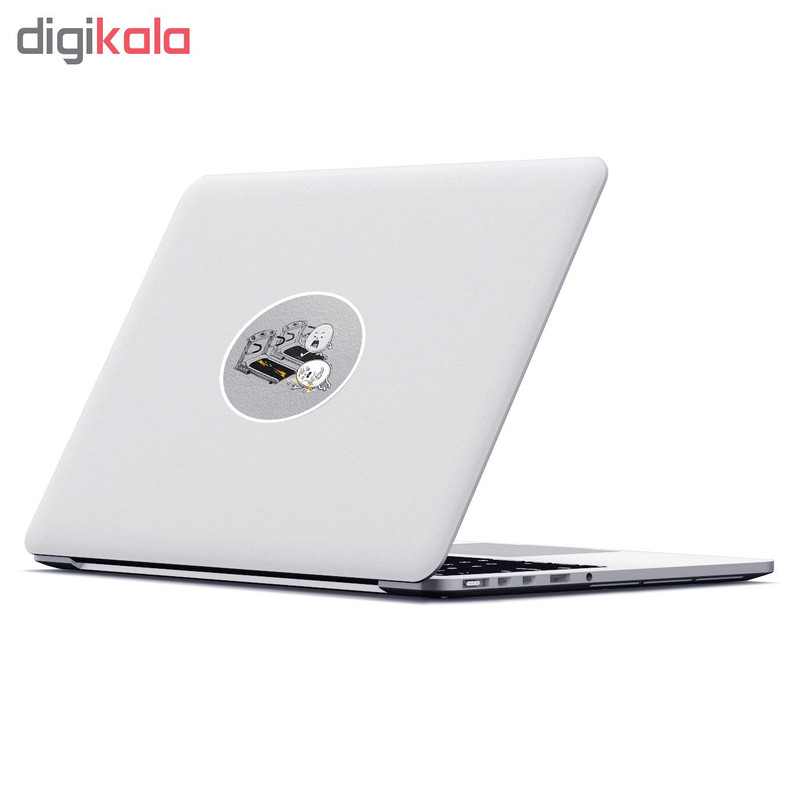 استیکر لپ تاپ ماسا دیزاین طرح تخم مرغ مدل STK404