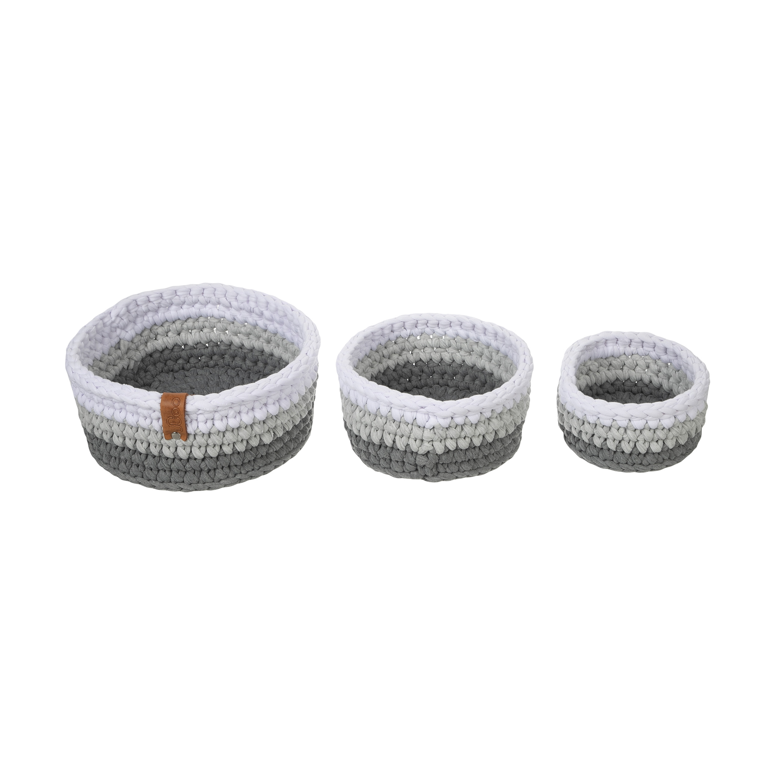 سبد قلاب بافی تریکو مهتاک کد 84129 مجموعه 3 عددی