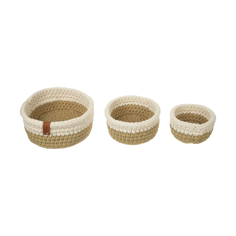 سبد قلاب بافی تریکو مهتاک کد 84131 مجموعه 3 عددی