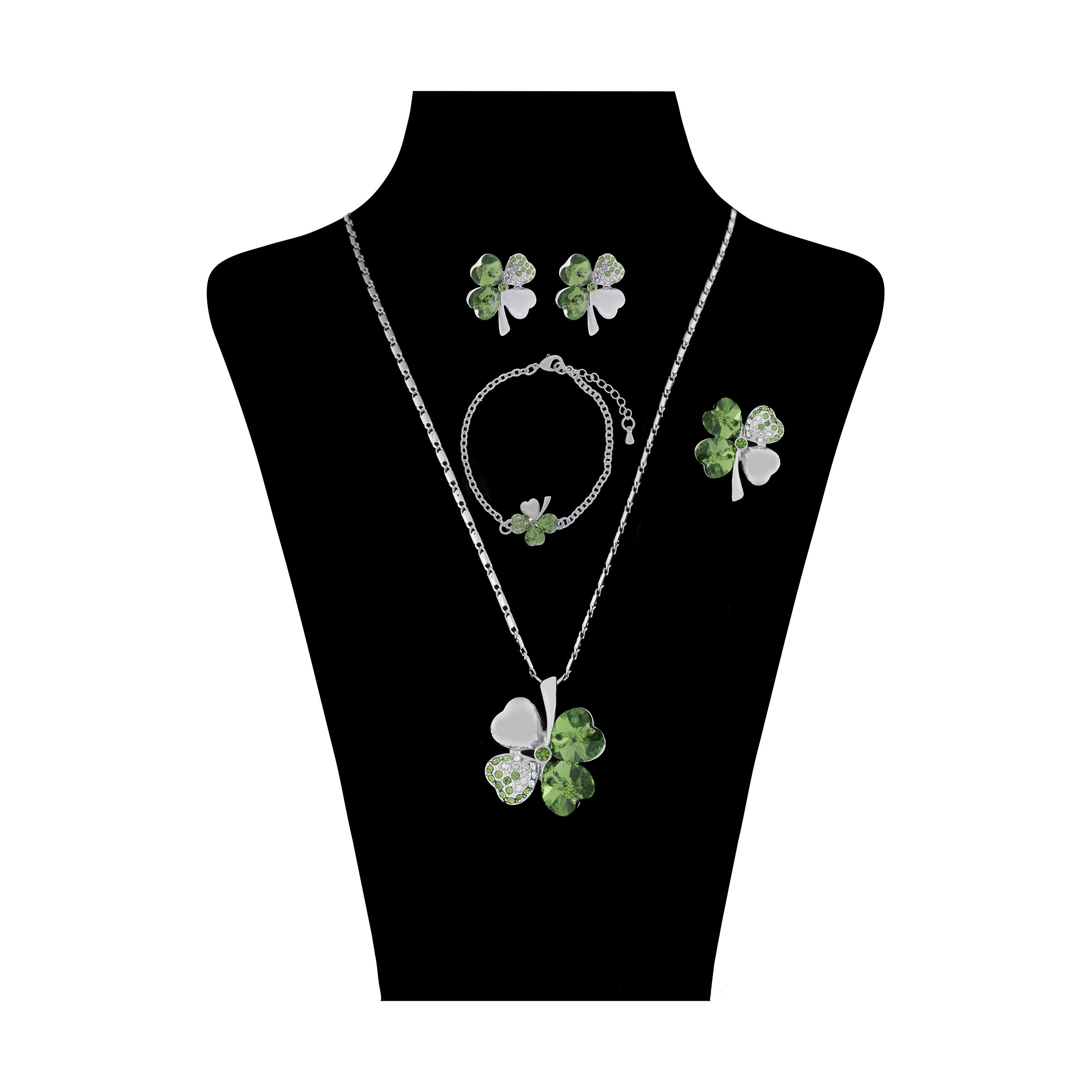 ست زنانه کد GN24874 با سنگ سواروسکی