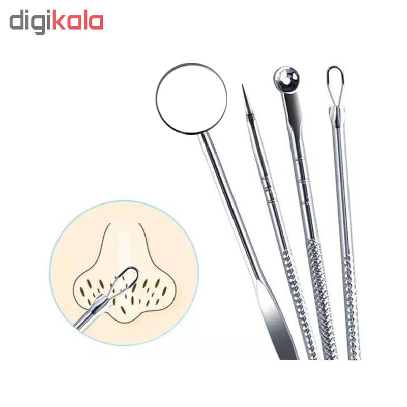 مجموعه ابزار پاک‌سازی پوست کیو وای اچ مدل derm-3198 بسته 7 عددی