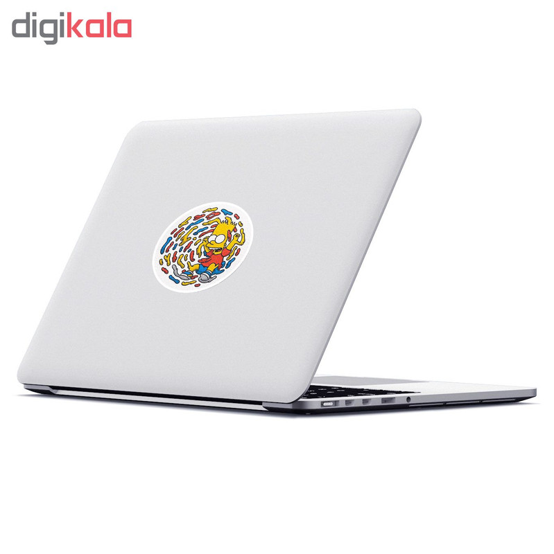 استیکر لپ تاپ ماسا دیزاین طرح سیمپسون‌ها مدل STK418
