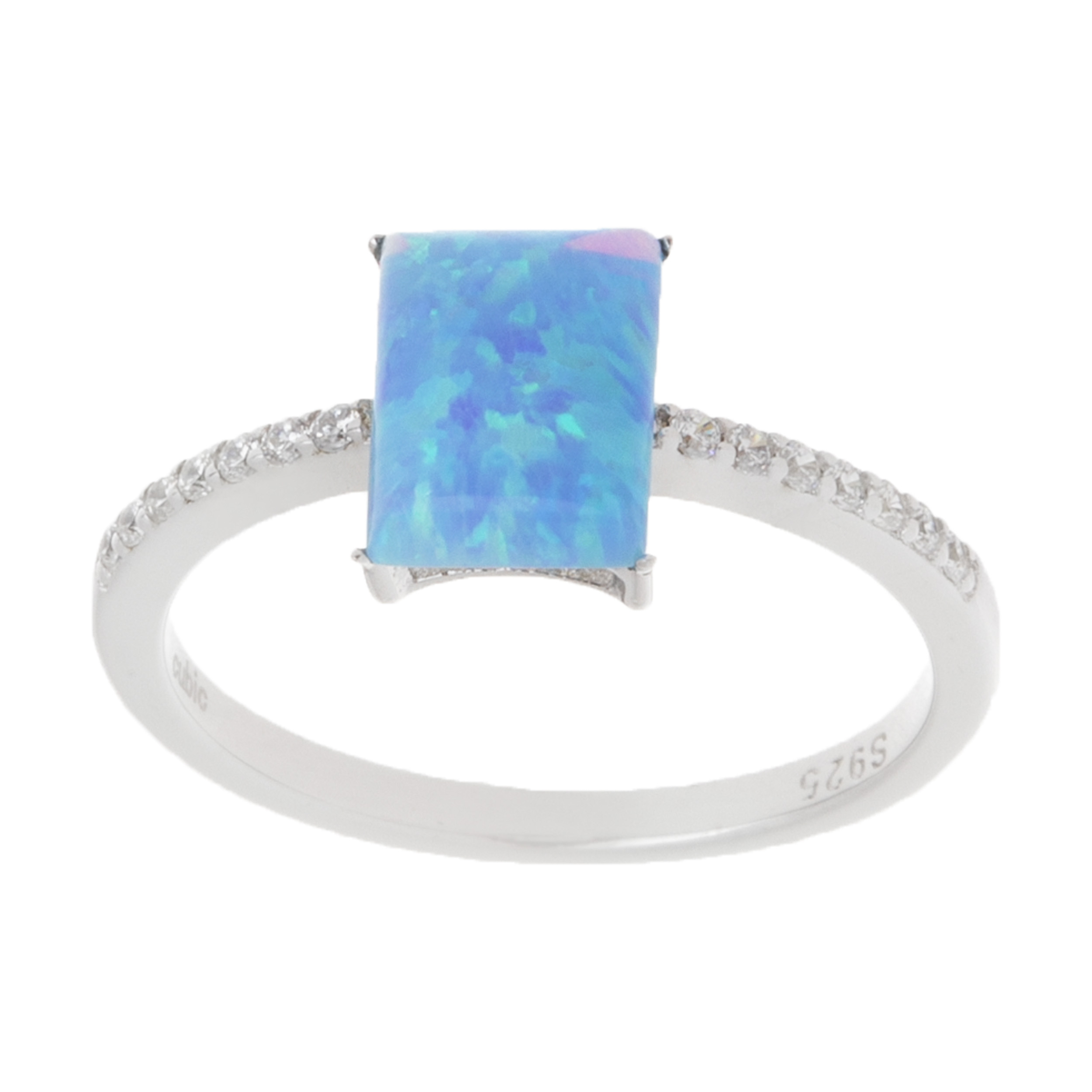 انگشتر نقره زنانه مدل GR1760 با سنگ وسواروسکی