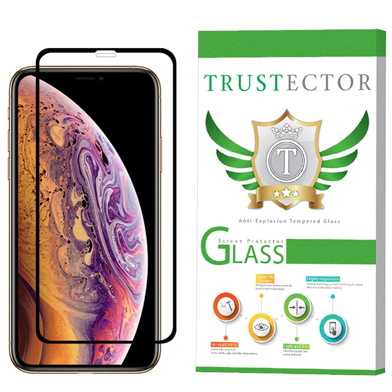 محافظ صفحه نمایش سرامیکی تراستکتور مدل CRM مناسب برای گوشی موبایل اپل iPhone XS 