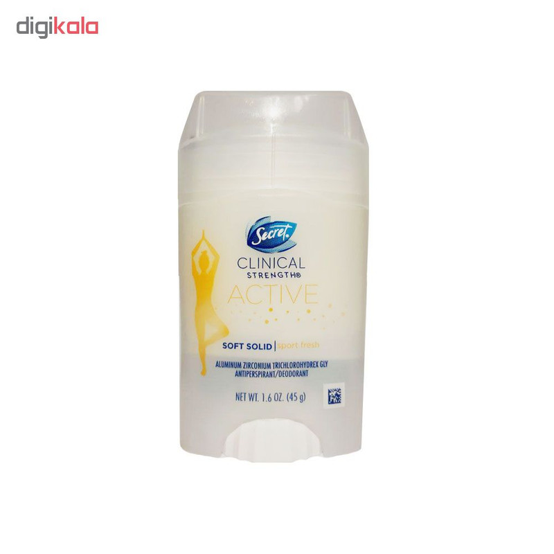 استیک ضد تعریق زنانه سکرت مدل Clinical sport fresh وزن 45 گرم استیک ضد تعریق زنانه سکرت مدل Clinical sport fresh وزن 45 گرم