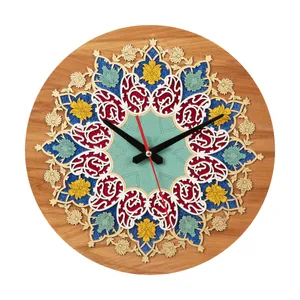 ساعت دیواری معرق کاری هُم آدیس مدل نگار کد CK 611-F