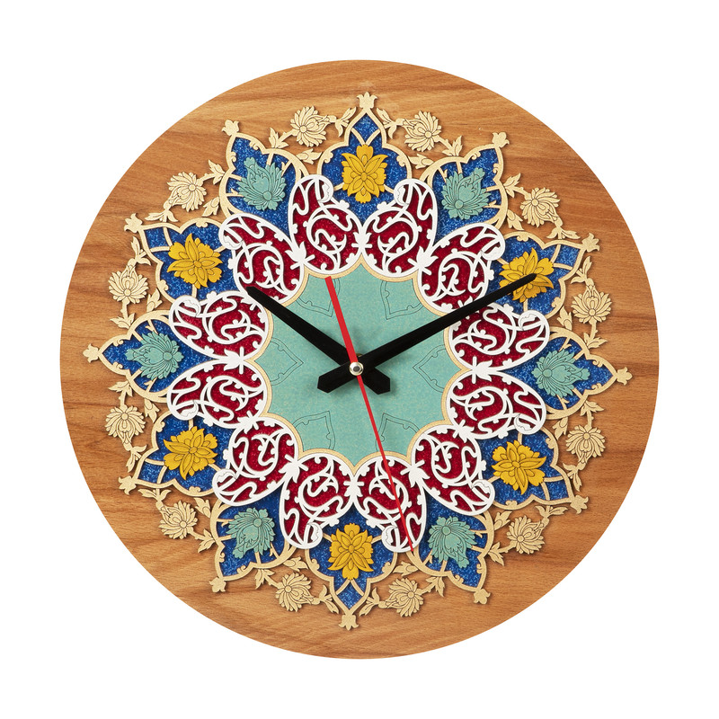ساعت دیواری معرق کاری هُم آدیس مدل نگار کد CK 611-F
