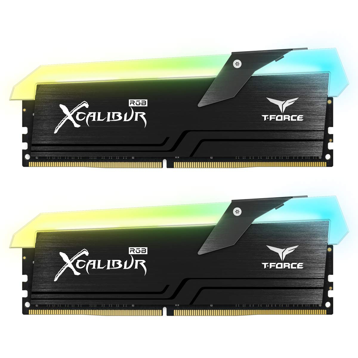 رم دسکتاپ DDR4 دو کاناله 3200 مگاهرتز CL18  تیم گروپ مدل XCALIBUR RGB ظرفیت 16 گیگابایت
