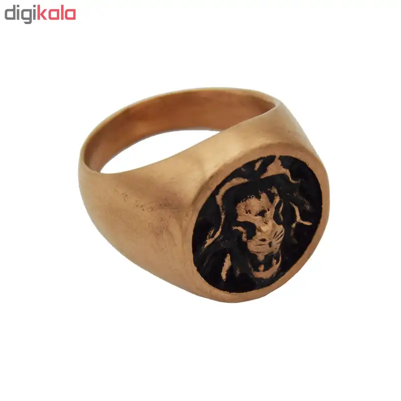 انگشتر مردانه طرح شیر کد Lin-B02