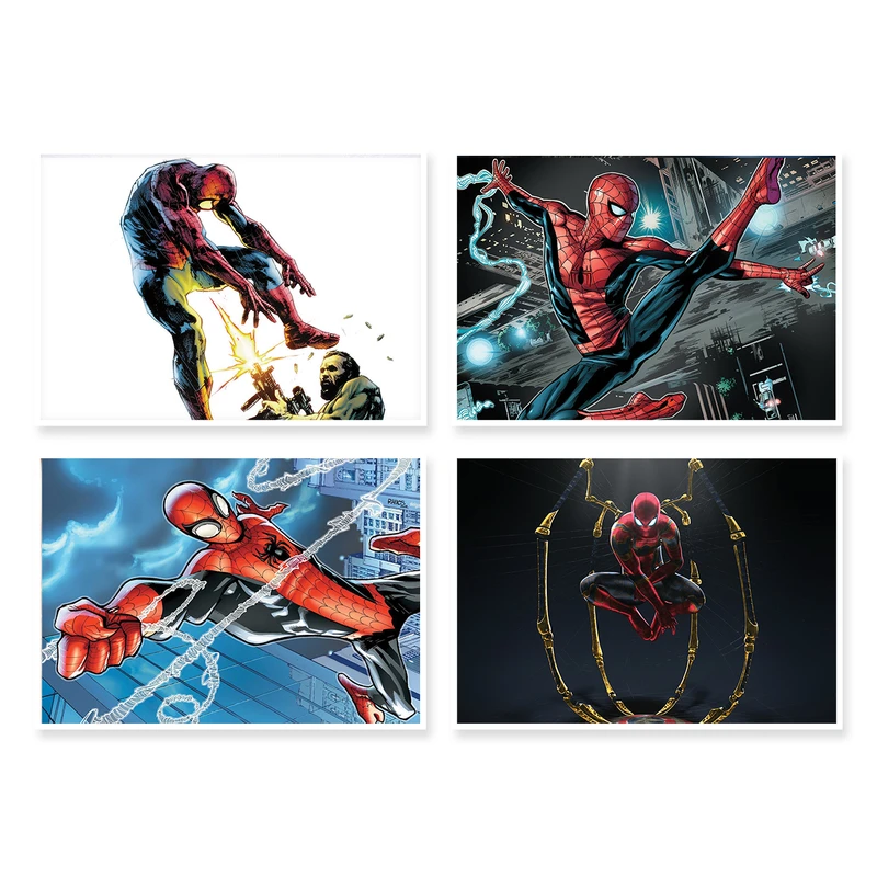 پوستر طرح SpiderMan کد A-1231 مجموعه 4 عددی