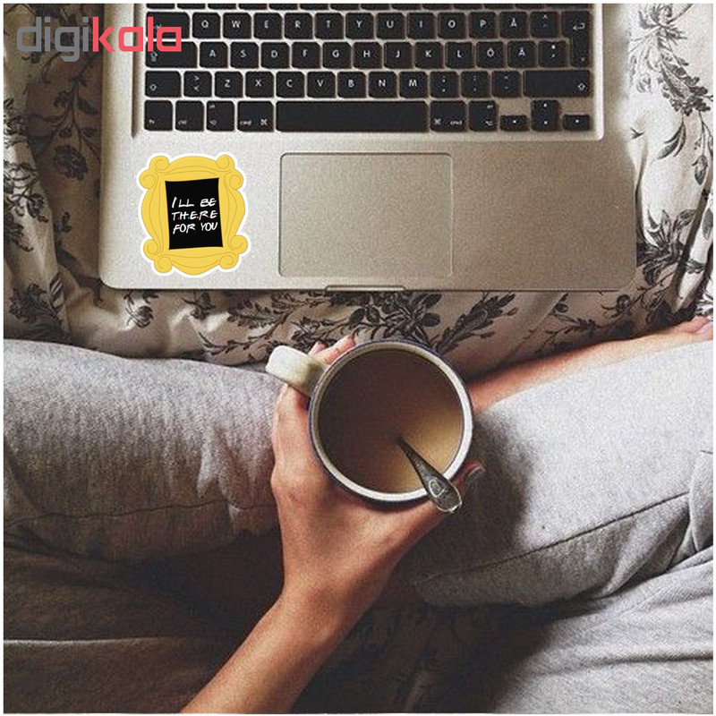 استیکر لپ تاپ طرح برای تو اونجا خواهم بود فرندز کد 57