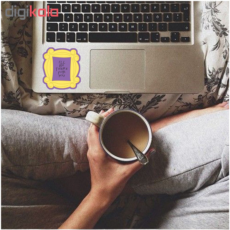 استیکر لپ تاپ طرح برای تو اونجا خواهم بود فرندز کد 58