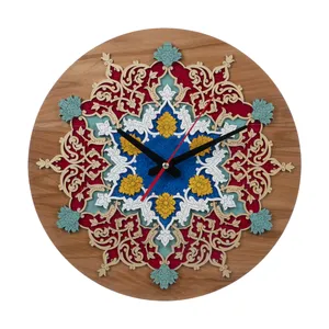 ساعت دیواری معرق کاری هُم آدیس مدل نگار کد CK 610-L