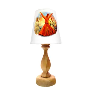 آباژور رومیزی برگ صدق طرح سماع کد AB14