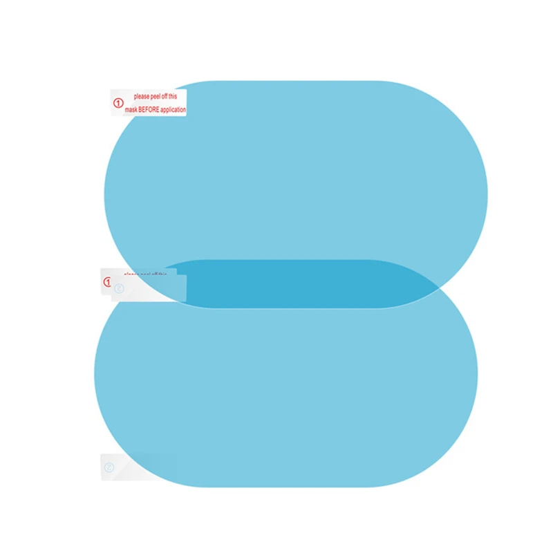 برچسب و محافظ ضد بخار شیشه آینه خودرو مدل AFS بسته 2 عددی