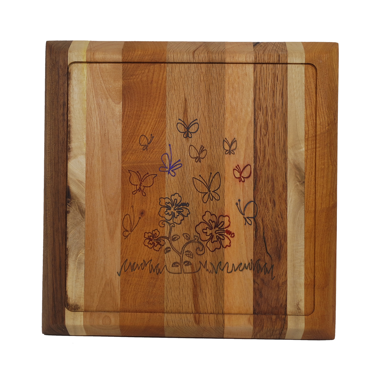 دیوار‌کوب مازوو طرح پروانه کد WWA-Butterflie-103