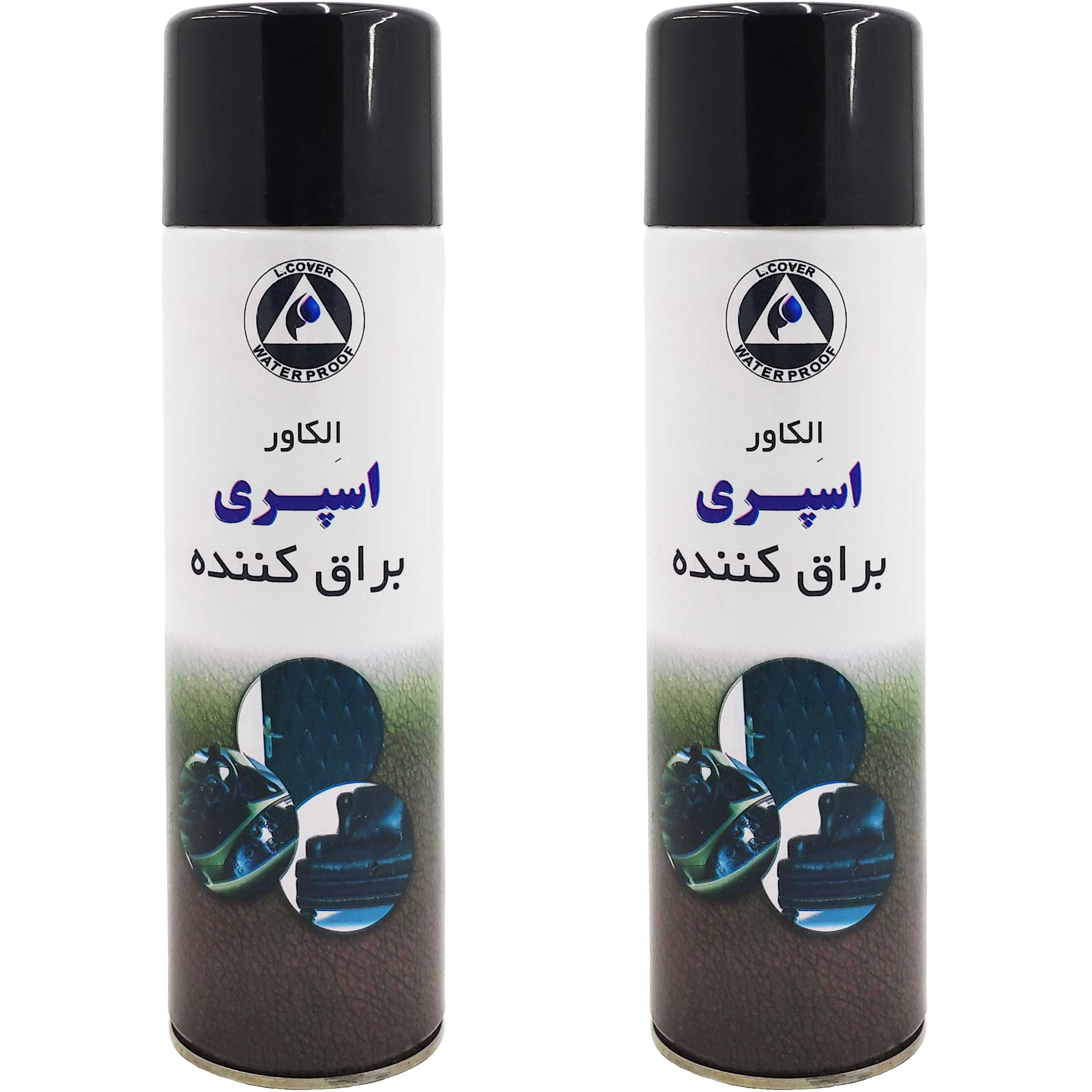  اسپری براق کننده سطوح الکاور مدل F1 حجم 500 میلی لیتر بسته 2 عددی
