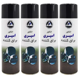 اسپری براق کننده سطوح الکاور مدل F1 حجم 500 میلی لیتر بسته 4 عددی